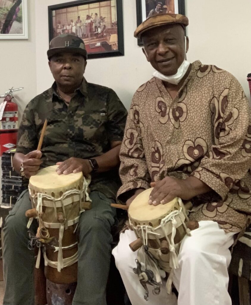 Yagbe Onilu with Moshe Milon